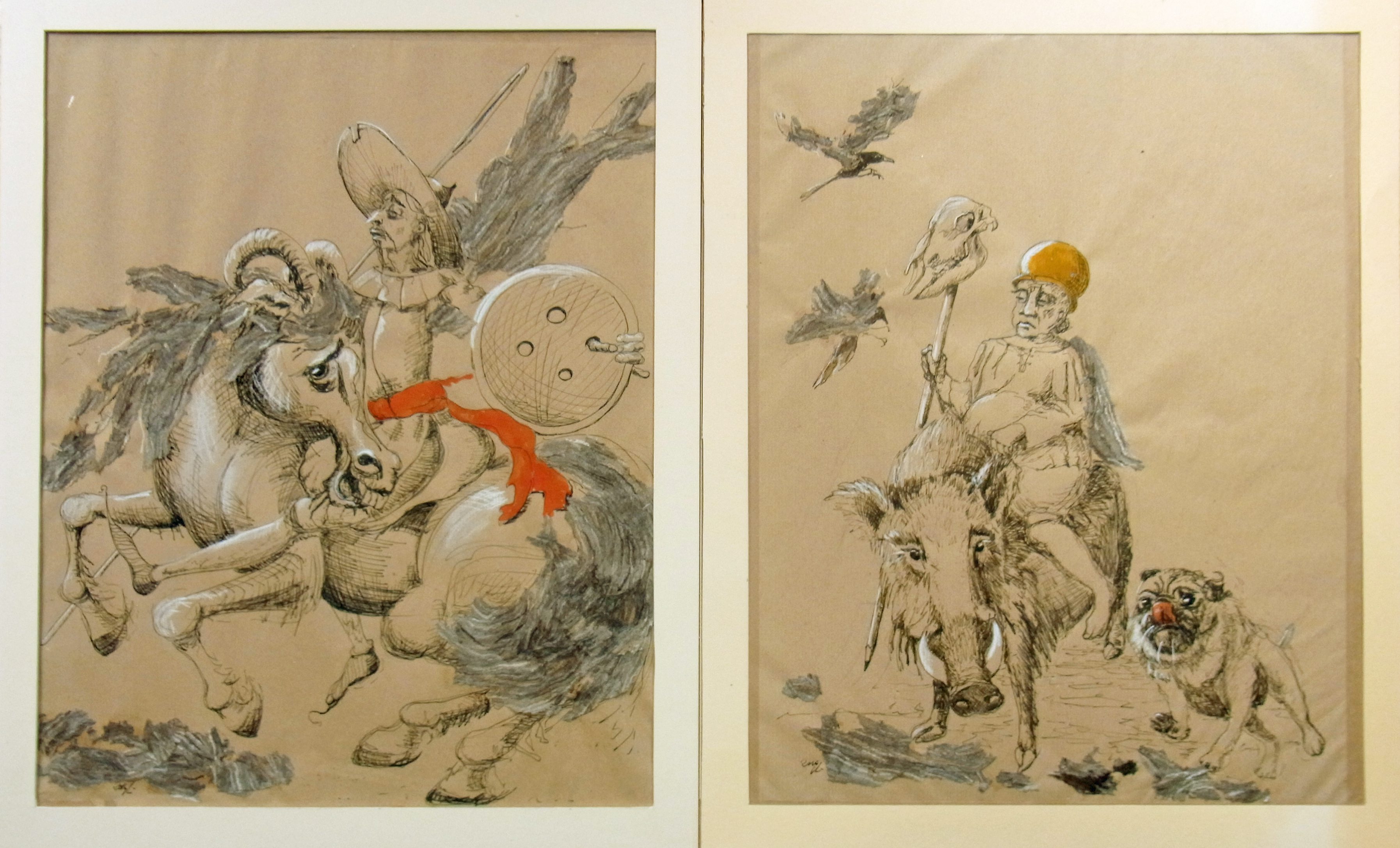 Claudia Meinicke Don Quijote und Sancho Panza